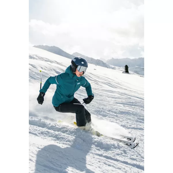  Ženska smučarska jakna NORDBLANC ICING NBWJL7931 ZELENA 