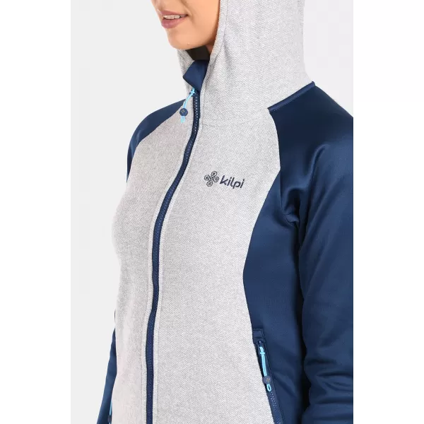  Topel ženski pulover KILPI VERSAM-W UL0205KI TEMNO MODRA 