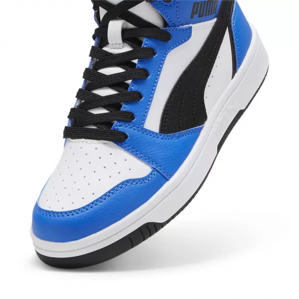  Otroški čevlji PUMA REBOUND V6 MID JR 393831-06 BELA 