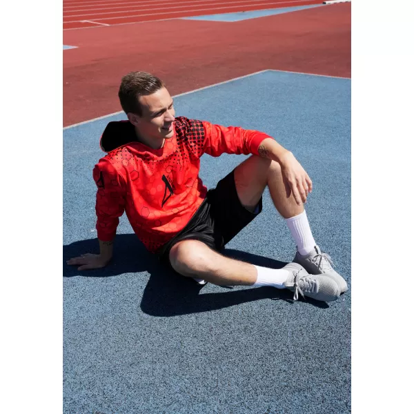  Moški vrhunski funkcionalni pulover ALTISPORT VOJ/ALM005MI01 RDEČA 