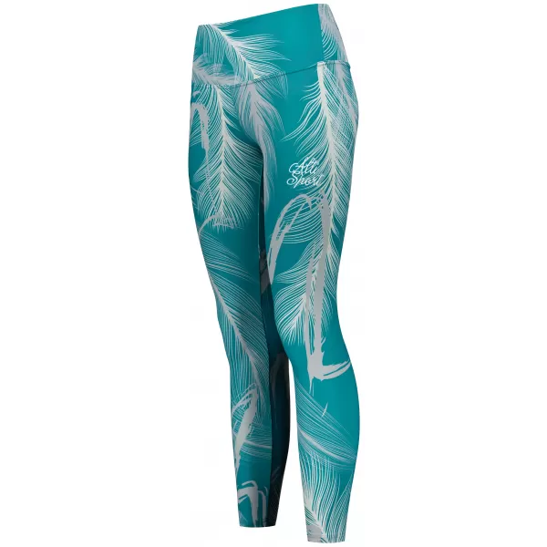  Ženske dolge premium pajkice ALTISPORT VOJ/ALW001LEG01 SMARAGDNO 