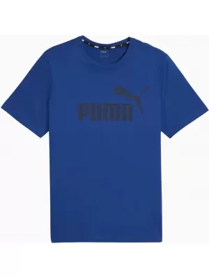 Moška majica s kratkimi rokavi PUMA ESS LOGO TEE 586667-59 MODRA