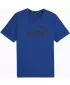 Moška majica s kratkimi rokavi PUMA ESS LOGO TEE 586667-59 MODRA