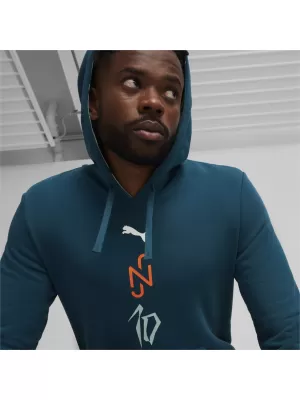 Moški pulover PUMA NJR CREATIVITY LOGO HOODY 658955-13 MODRA