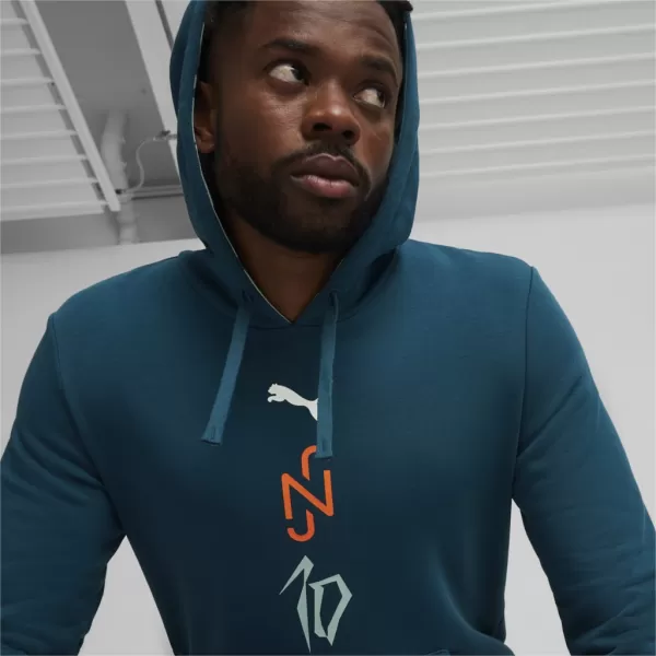  Moški pulover PUMA NJR CREATIVITY LOGO HOODY 658955-13 MODRA 