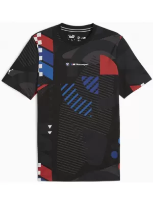 Moška majica s kratkimi rokavi PUMA BMW MMS AOP TEE 624153-01 ČRNA