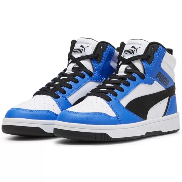  Otroški čevlji PUMA REBOUND V6 MID JR 393831-06 BELA 