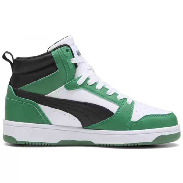  Otroški čevlji PUMA REBOUND V6 MID JR 393831-10 BELA 