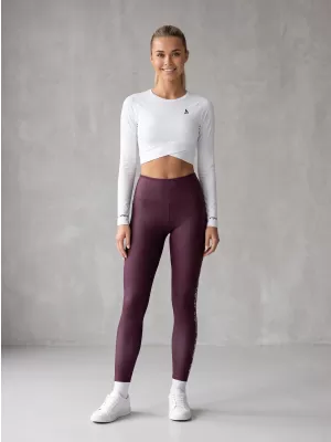 Ženske dolge premium pajkice ALTISPORT VOJ/ALW021LEG01 VIJOLIČNA