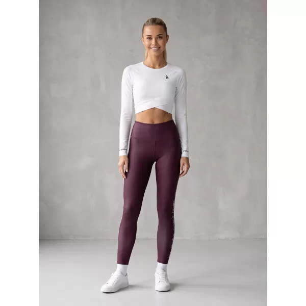  Ženske dolge premium pajkice ALTISPORT VOJ/ALW021LEG01 VIJOLIČNA 