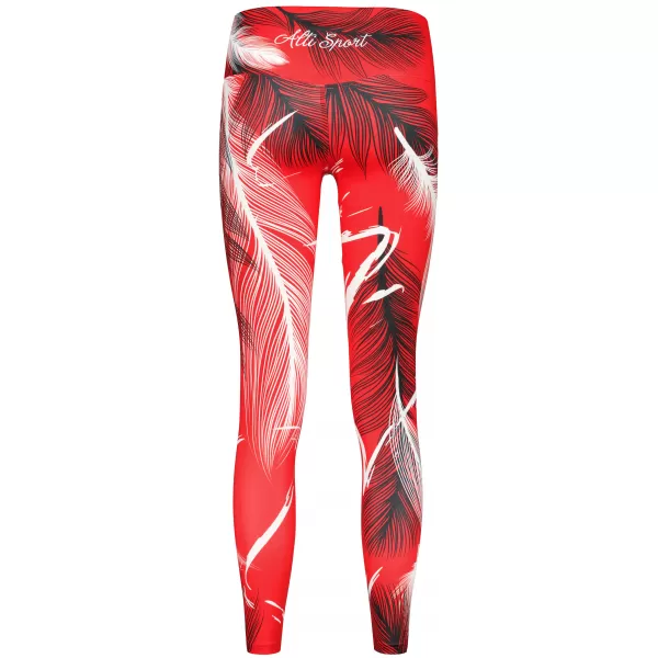  Ženske dolge premium pajkice ALTISPORT VOJ/ALW001LEG01 RDEČA 