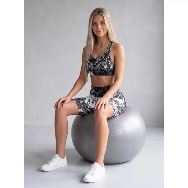  Ženske pajkice nad koleni premium ALTISPORT VOJ/ALW018LEG02 ČRNO-BELO 
