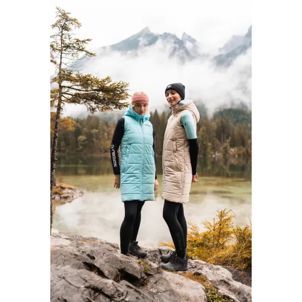  Ženski zimski telovnik NORDBLANC SWEET NBWJL7946 SVETLO MODRA 