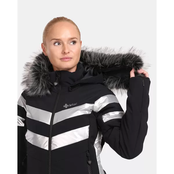  Ženska smučarska jakna KILPI LTD ASTER-W UL0141KI ČRNA 
