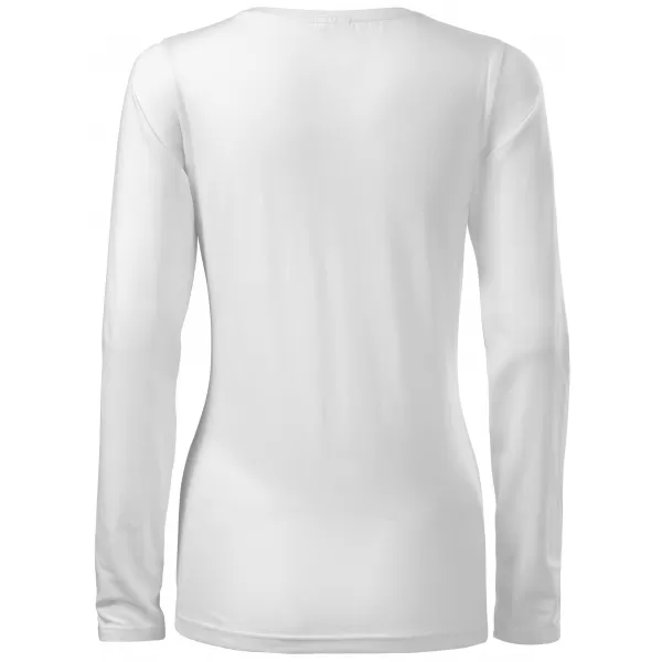  Ženska majica z dolgimi rokavi ALTISPORT NoPrint NP/ALW931 BELA 