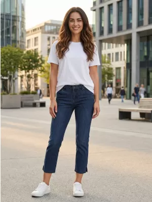 Ženske 3/4 hlače SAM 73 ANTONELLA WK 813 TEMEN DENIM