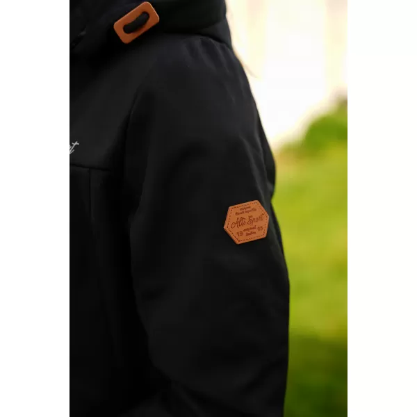  Ženski softshell plašč ALTISPORT CIARA ČRNA/ROZA 