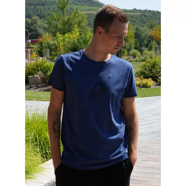  Moška majica s kratkimi rokavi ALTISPORT CADMAN TEMNO MODRA 