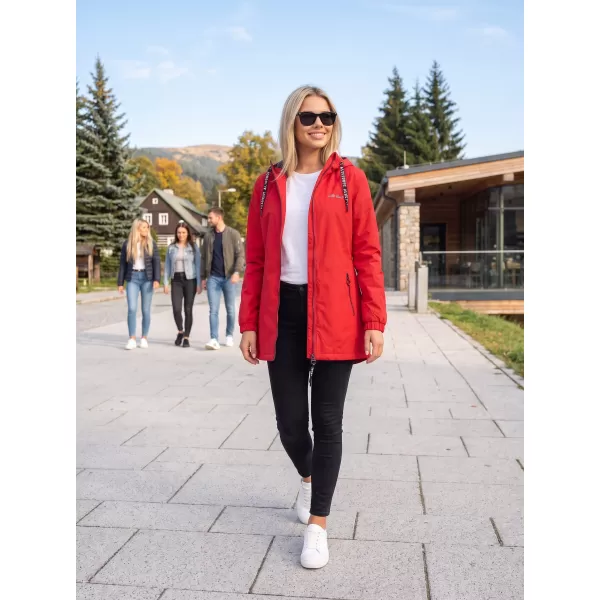  Ženski plašč ALTISPORT CHELSIE RDEČA 