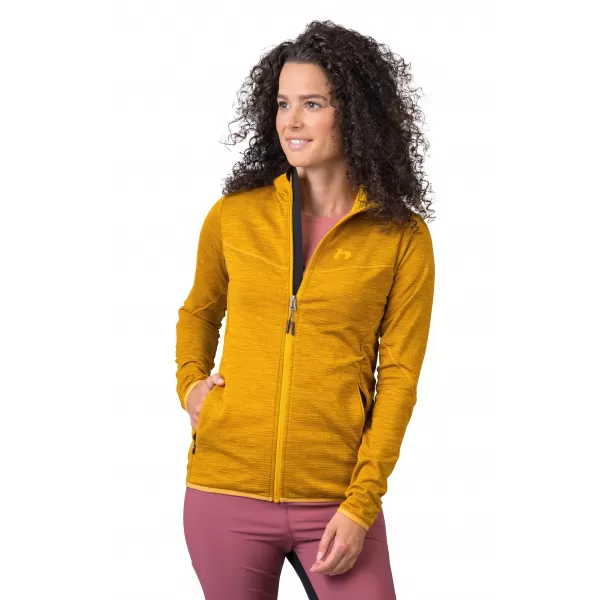  Ženski pulover HANNAH DAGNYS HOODY ZLATO RUMENO MEL 