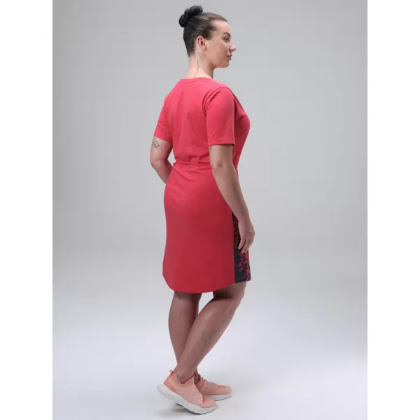  Obleka LOAP AURORA CLW2437 TEMNO ROZA 
