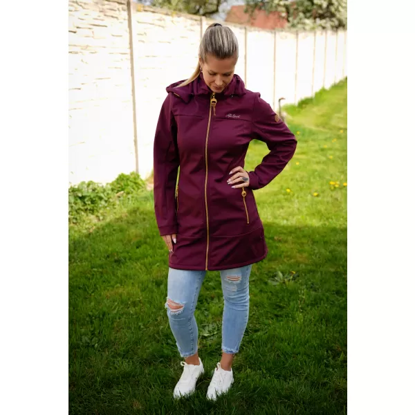  Ženski softshell plašč ALTISPORT CIARA BORDO 