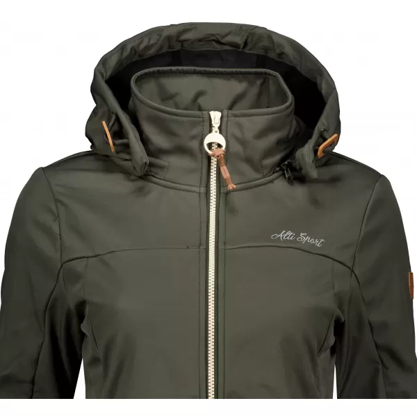  Ženski softshell plašč ALTISPORT CIARA KAKI 