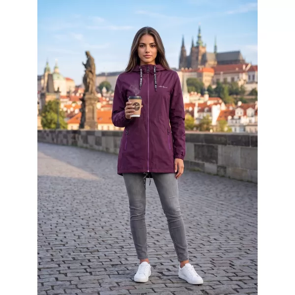  Ženski plašč ALTISPORT CHELSIE VIJOLIČNA 
