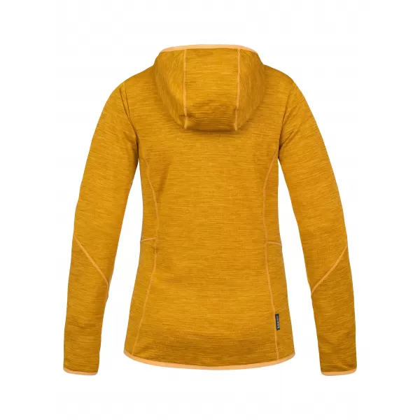  Ženski pulover HANNAH DAGNYS HOODY ZLATO RUMENO MEL 