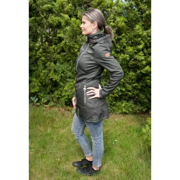  Ženski softshell plašč ALTISPORT CIARA KAKI 