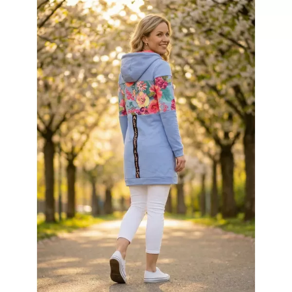  Ženski pulover ALTISPORT CECILY MODRA 