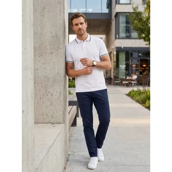 Moška majica s kratkimi rokavi z ovratnikom ALTISPORT NoPrint NP/ALM912 BELA 
