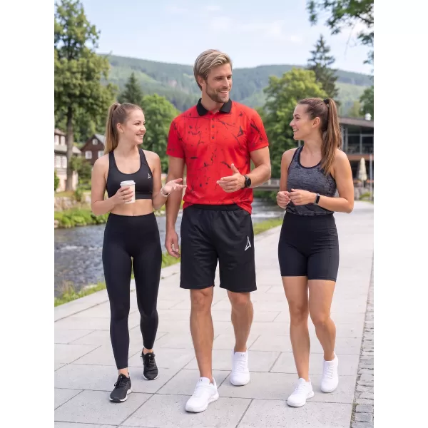  Moške premium funkcionalne kratke hlače ALTISPORT VOJ/ALM013KRA01 ČRNA 