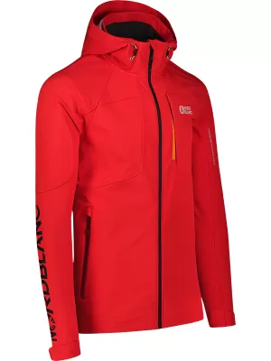 Moška softshell jakna NORDBLANC LORD NBSSM8007 RDEČA