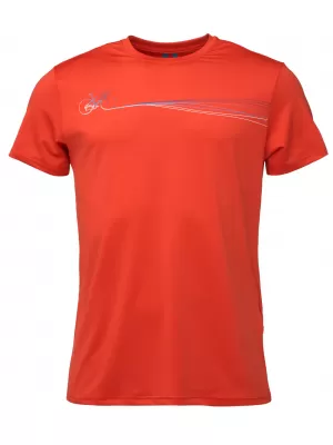 Moška majica s kratkimi rokavi LOAP MYDAR TLM2403 ORANŽNA