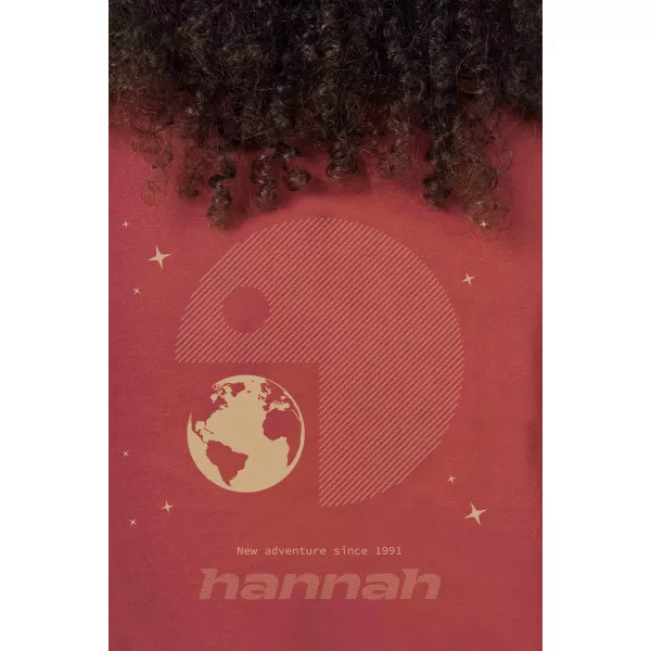  Ženska majica s kratkimi rokavi HANNAH EDITH MARSALA 
