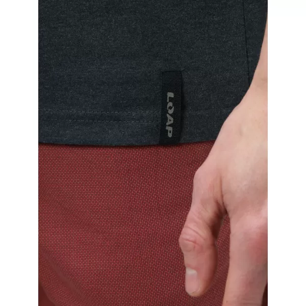  Moška majica s kratkimi rokavi LOAP BESNUR CLM2417 TEMNO MODRA 