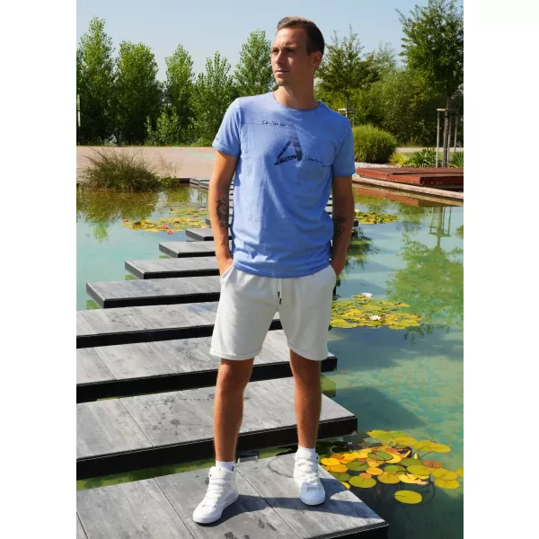  Moška majica s kratkimi rokavi ALTISPORT CADMAN MODRA 