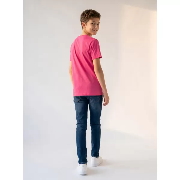  Otroška majica s kratkimi rokavi ALTISPORT NoPrint NP/ALK531 MAGENTA 