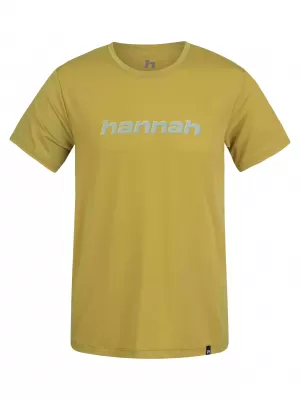 Moška majica s kratkimi rokavi HANNAH BINE ZLATA OLIVA