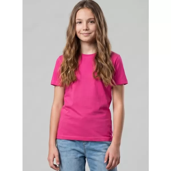  Otroška majica s kratkimi rokavi ALTISPORT NoPrint NP/ALK531 MAGENTA 