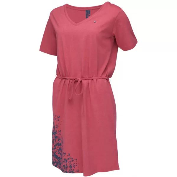  Obleka LOAP AURORA CLW2437 TEMNO ROZA 