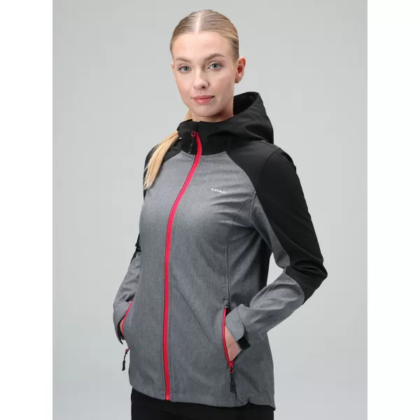  Ženska softshell jakna LOAP LADANA SFW2403 SIVA 