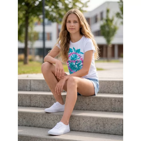  Dekliška majica SAM 73 KIARA KT 522 BELA 