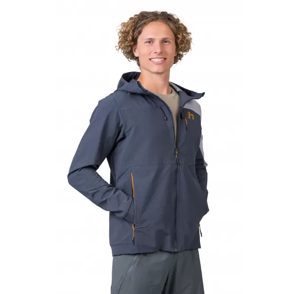  Moška jakna HANNAH AREN HOODY INDIJSKO ČRNILO/KOŽA MORSKEGA PSA 
