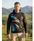 Moški vrhunski funkcionalni pulover ALTISPORT VOJ/ALM029MI01 ČRNA IN MODRA