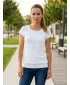 Ženska majica s kratkimi rokavi ALTISPORT NoPrint NP/ALW021 BELA