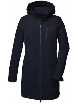 Ženska softshell parka KILLTEC KOS 41 41281-814 TEMNO MODRA