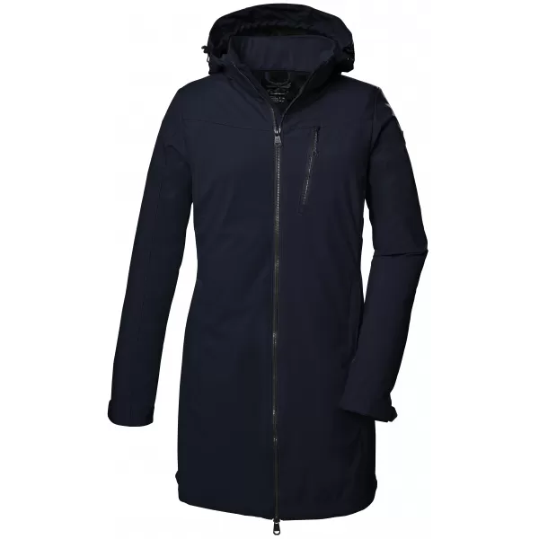  Ženska softshell parka KILLTEC KOS 41 41281-814 TEMNO MODRA 
