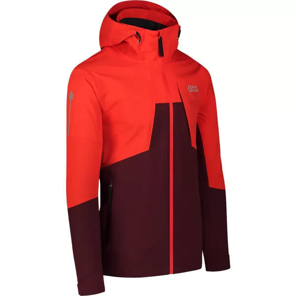  Moška jakna NORDBLANC PINE NBSJM8002 ORANŽNO ČRNILO 